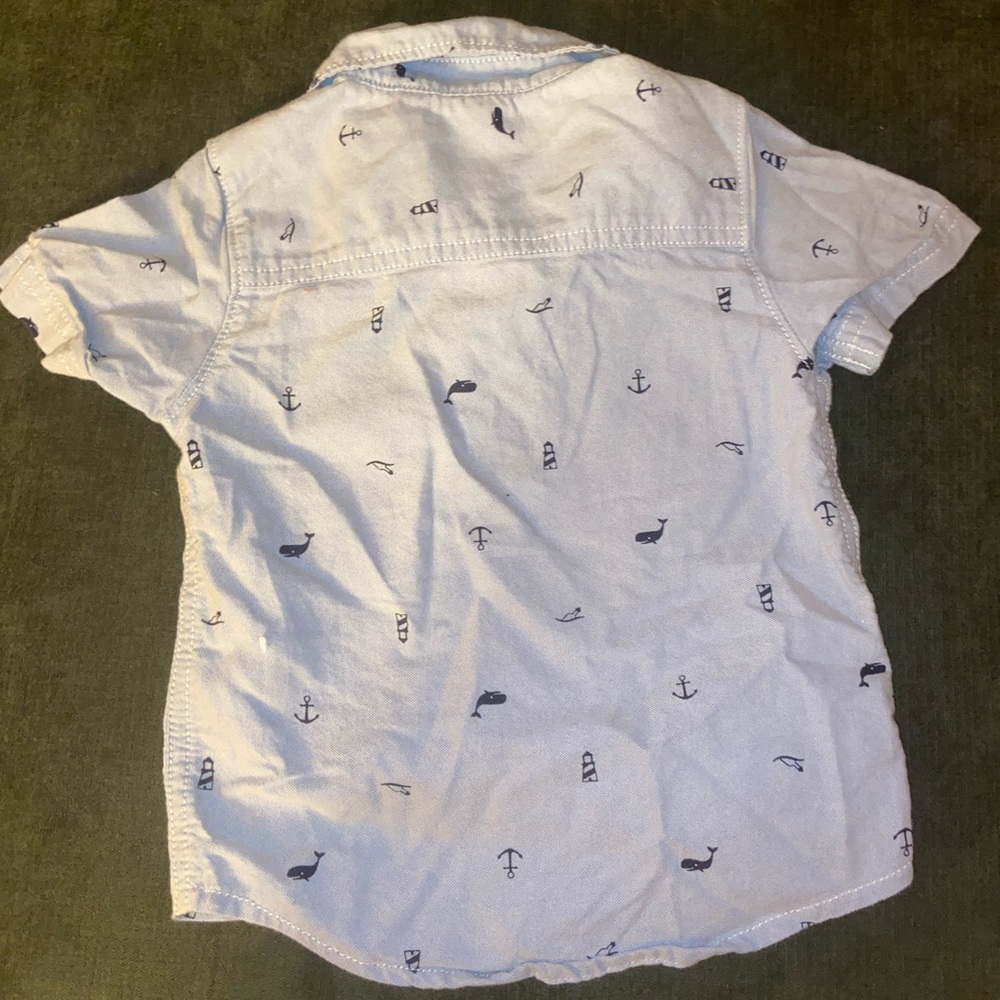 12m Carter's Button-Up Top - Picture 2 of 2